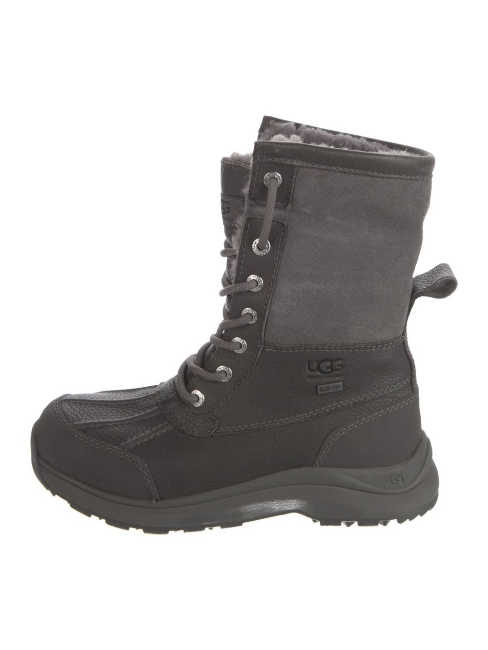 UGG Adirondack Women’s Grey Waterproof Winter Lace-Up Boot